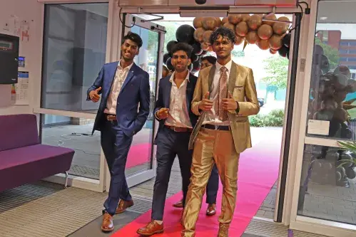 Walk in boys